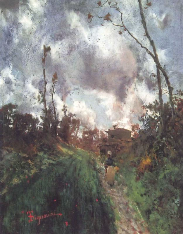 Paesaggio [1870 circa] - Pinacoteca di Bari Corrado Giaquinto, Bari